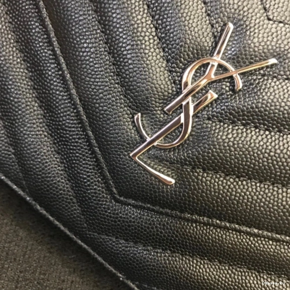 CHAIN MATELASSÉ YSL CASSANDRE WALLET 0813